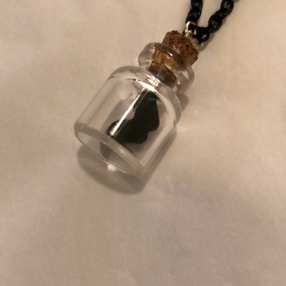 Claire’s Black Mustache Necklace - Picture 3 of 5